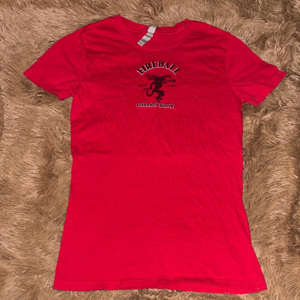 Women's Red Graphic Tee